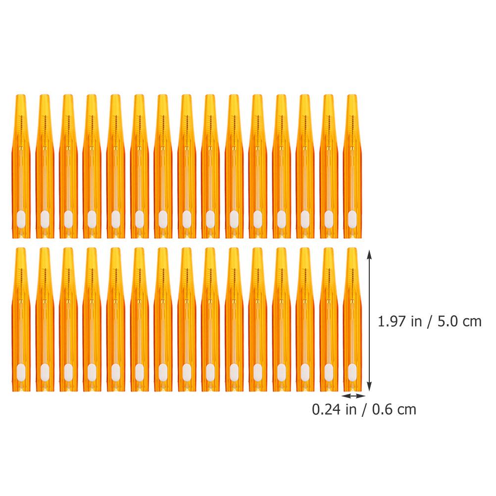 30Pcs Interdental Brushes Dental 0.8mm Tooth Flossing Cleaning Oral Tool Braces Cleaner Toothpick Care Dental Brush