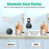 Wall Mount Stand for Echo Dot 5/4 Smart Speaker Plastic Wall-mounted Bracket Holder Space-Saving Hanger Hook