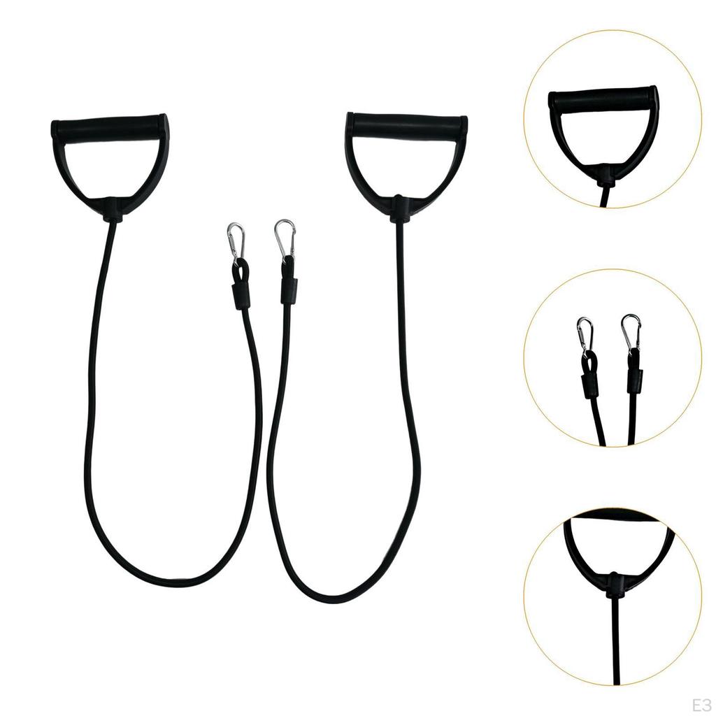 Grips Pull Up Handles 1Pair Back Weightlifting Bar Cable for Gym Row Attachment