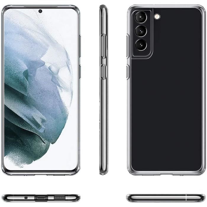 Verre trempé pour Samsung Galaxy S21 plus et coque de protection souple transparente avec Stylet Toproduits®