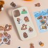 40Pcs Creative Capybara Stickers Mug Decorative Decals Water Bottle Decor  For Mobile Phone Shell