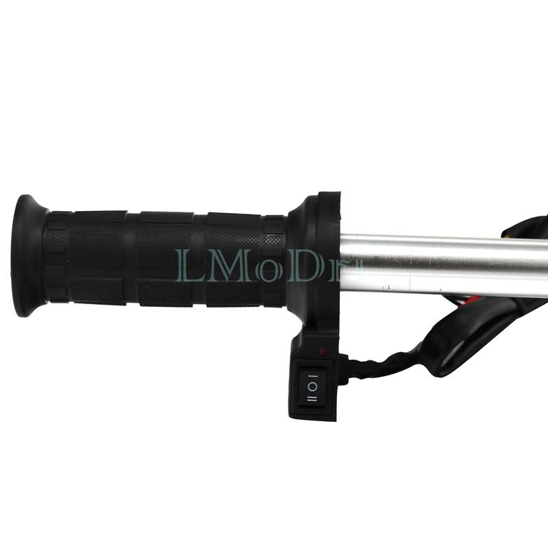 LMoDri Мотоцикл 7/8 "22 мм Горячие ручки Электрический руль с подогревом Ручная теплая ручка Подогреватели для квадроциклов Универсальная ручка