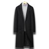 Autumn and Winter Men's Woolen Coat Business Casual Long Lacquered Woolen Coat Trench Coat Men's Coat