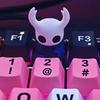 Hollow Knight Клавиатуры Аксессуары Колпачки для клавиш Светопропускающие Милые Персонализированные Куклы из Смолы Механическая Клавиатура Декор