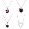 Stylish Heart Pendant Necklace for Women with Scented Oil Unique Aesthetic Choker Fashionable Heart Pendant Neckchain