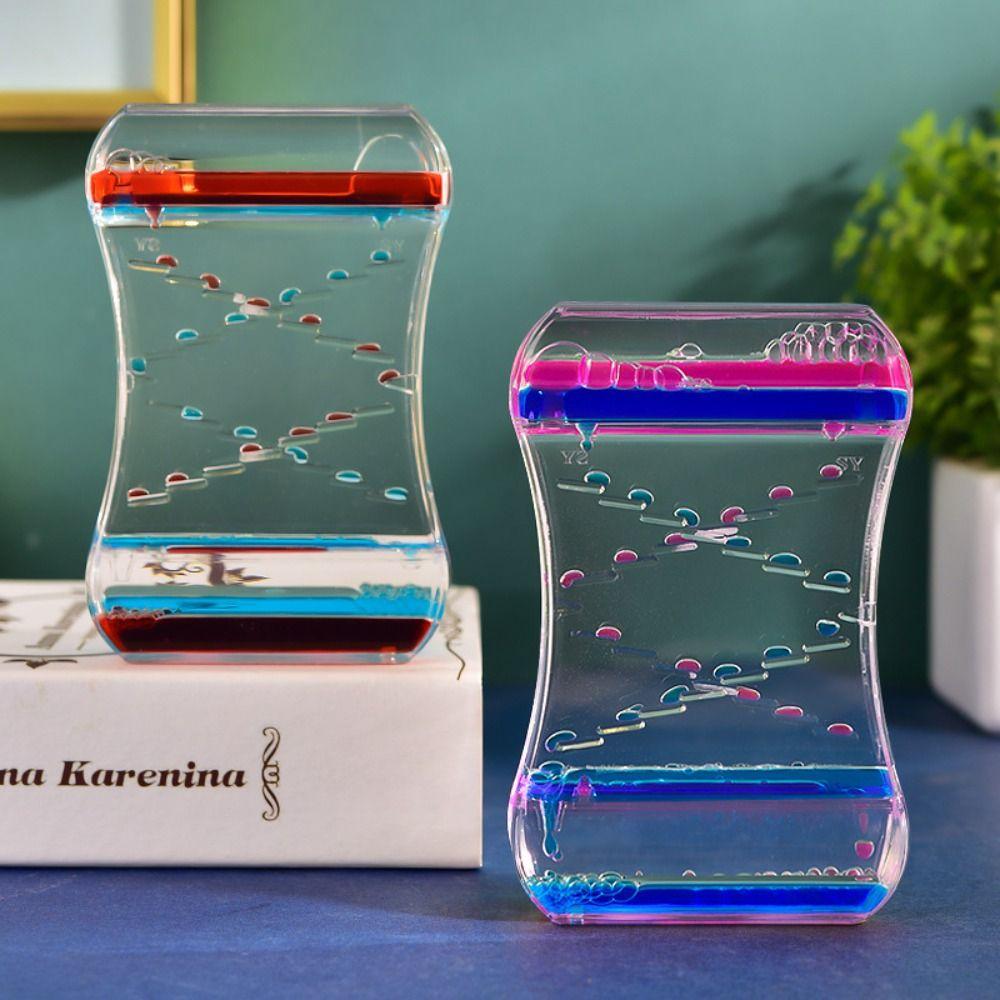 Accessories Liquid Timer Oil Hourglass Stress Reliever Toys Living Room Ornament Dripping Oil Slide