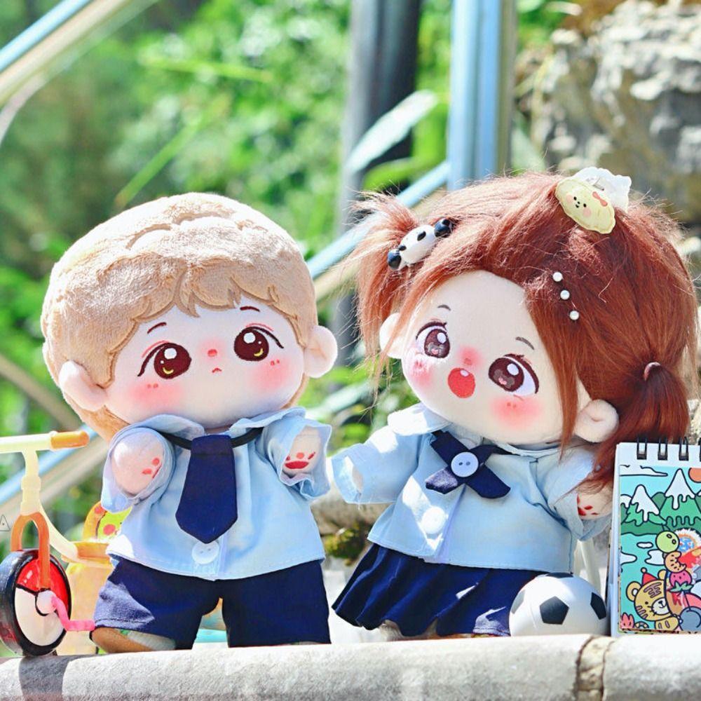 JK Uniform Preppy Cotton Doll‘s Clothes Plush Stuffed Cotton Doll Outfit Dress Birthday Gift