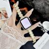 Блестящий бриллиантовый ремешок для Apple Watch Bands 49 46 45 44 42 41 38мм Браслет Украшение Металлический ремешок для запястья для iWatch S11 10 9 8 7 6