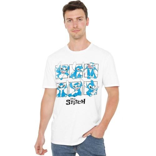 Lilo & Stitch Unisex Adult Graphic Blocks T-Shirt