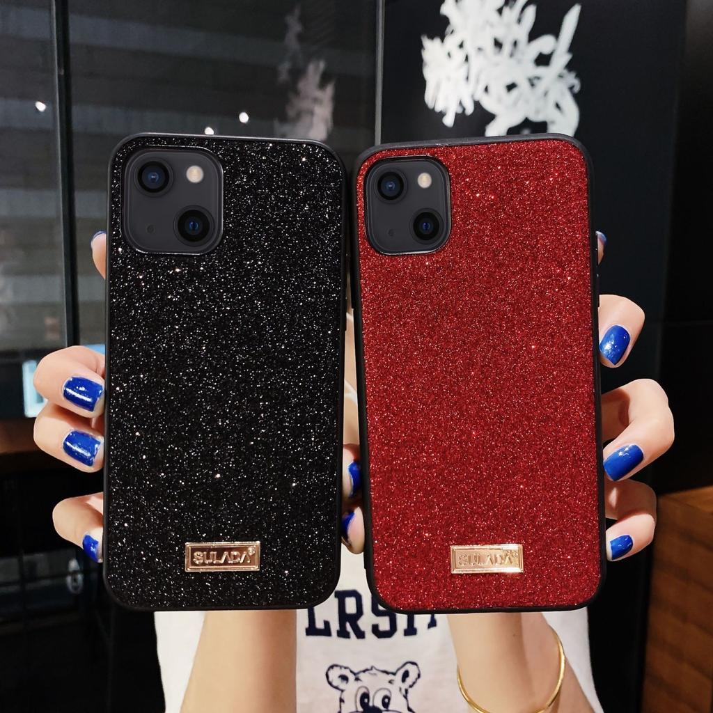 Bling Glitter Case For iPhone 16 Pro Max 15 Plus 14 13 Cover Protective Rhinestone Fashion For Her Woman Girl Luxury