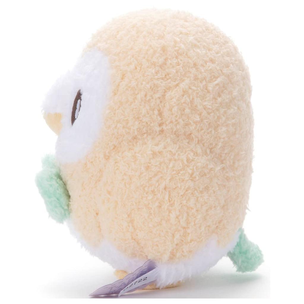 TAKARATOMY A.R.T.S Pokémon Poké Piece Plush Toy Rowlet, Approximately 13cm Tall