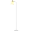 Modern Standing Lamp, Floor Lamp with 350 degrees Rotatable Head for Living Room, White