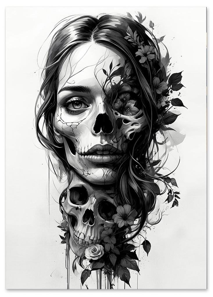 Poster Zombie Woman Portrait