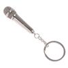Simulation Microphone Keychain Creative Gift Personalized Car Bag Pendant