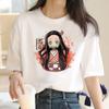 Demon Slayer Kimetsu No Yaiba T-shirts Women Graphic Harajuku Manga T-shirts Girl Japanese Streetwear Y2k Clothing