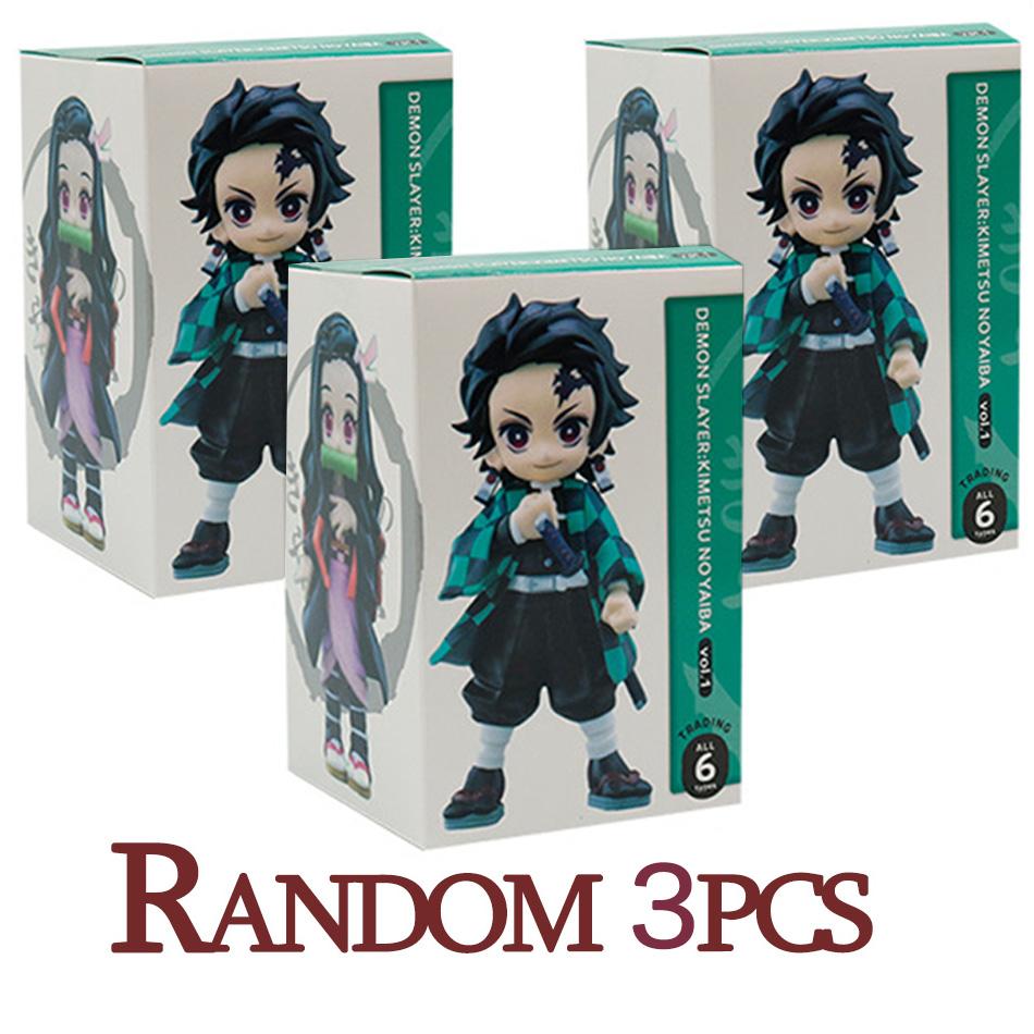 Горячий MINISO Оригинальный Bushiroad Palverse D emon Slayer: Клинок, рассекающий демонов Аниме Фигурка Сюрприз-бокс Том 1 Украшение Игрушка Подарок