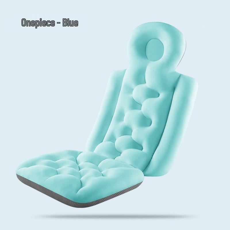 Противоскользящий коврик для ванны с подголовником для комфортного купания