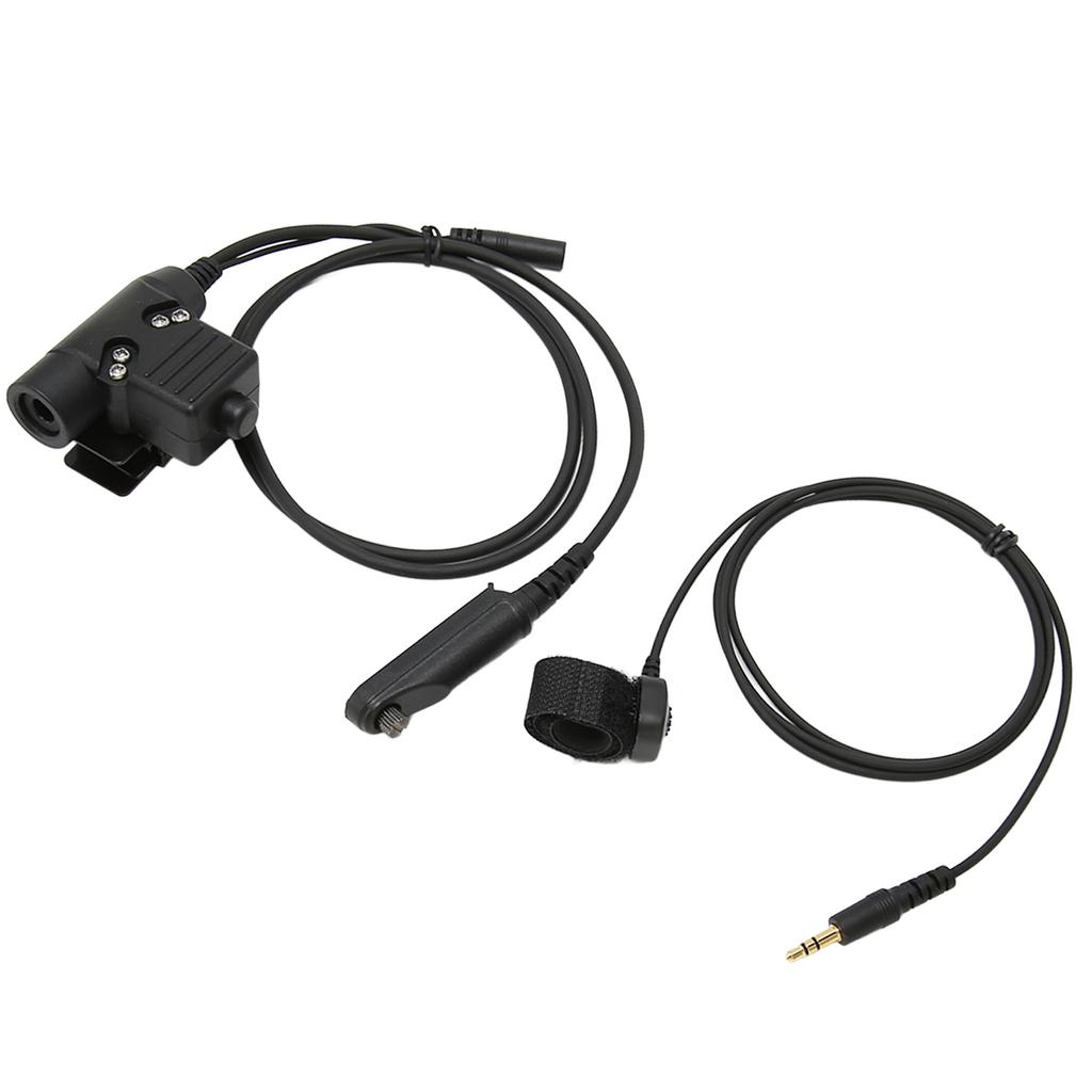 U94 PTT Adapter Cable Walkie Talkie Headset Adapter with Key Line Fit for UV XR UV 9R