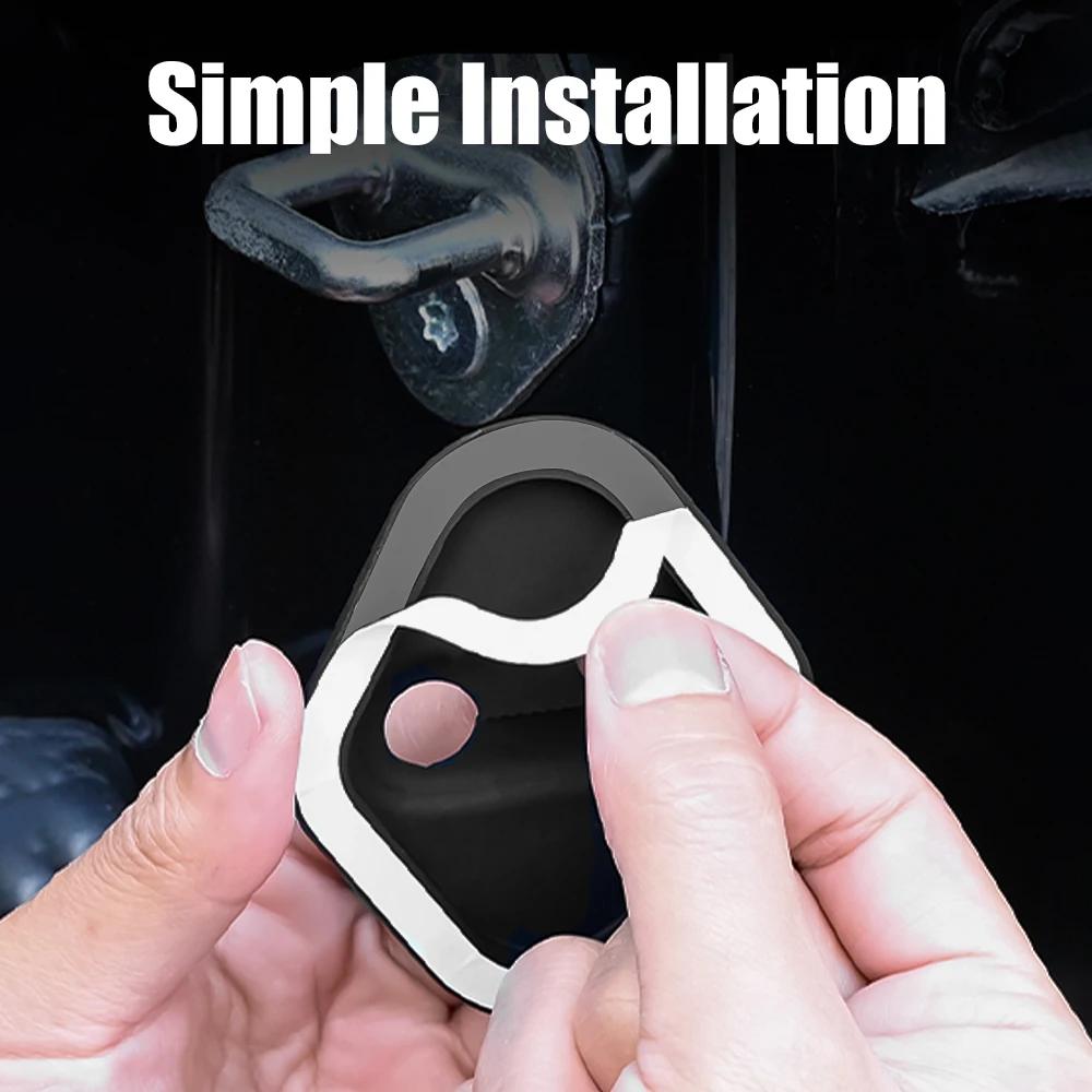 GLC GLB 2/4pcs Silicone Car Door Lock Buckle Protector Cover For Mercedes Benz AMG W204 W213 W205 W211 W176  W164 Cla Smart  Ac