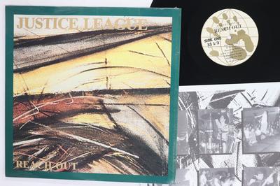 12-дюймовая пластинка JUSTICE LEAGUE Reach Out PF16 POSITIVE FORCE 1987 США Рок Б/у