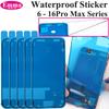 5 шт. Водонепроницаемая наклейка для iPhone 14 13 12 11 15 16 XS Pro Max X XR 8 7 Plus Герметичная клейкая предварительно вырезанная клейкая лента для рамки ЖК-экрана