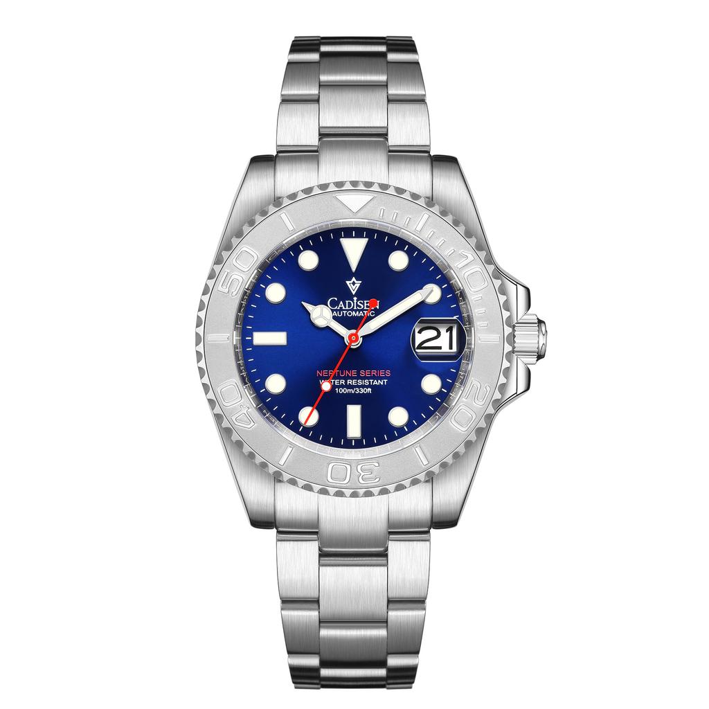 Cadisen 8210 New TOP Brand Luxury Men's Watch With Box Neptune Series Water Resistant 100m/330ft Automatic Men's Mechanical Watches