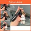 Adorable Cartoon Darth Vader Car Keychain Cute Pvc Soft Pendant Key Accessory