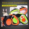 Reflective Nylon Retractable Dog Leash