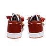 Jordan Air Jordan 1 Blooming Flowers And Full Moon Height Increasing Low top Vintage Basketball Shoes Unisex Red DC0774-182(Team900-)