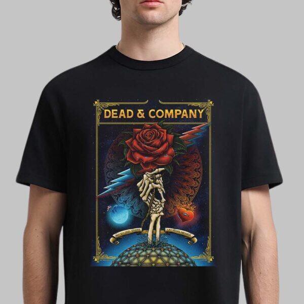 Dead And Company Concert Tee At Sphere LV On May 10 2026 Cosmic Skeleton Hand