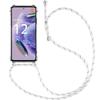Case - Xiaomi - Redmi Note 12 Pro+ 5G - Shockproof - Flexible - Lightweight White Lanyard