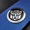 3D металлический хромированный значок Transformers Autobot наклейка на автомобиль 65 мм Deception