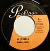 7-дюймовая пластинка AMBELIQUE / KUSHI - If It Feels PT1009 Peckings Record UK Регги, Ска и Даб Б/У