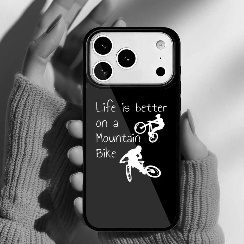 BIKE CYCLING Спортивный чехол для телефона для iPhone 17 16 15 14 13 Pro Max Задняя крышка для 12 11 Pro Coque