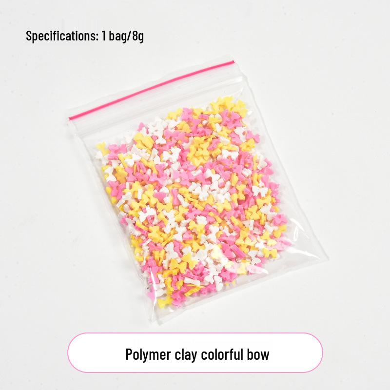 Набор разноцветных полимерных слайсов: Сделай сам смоляные аксессуары для чехлов для телефонов и мультяшные заколки для волос