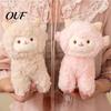 Plush Sheep Toy Doll, Stuffed Animal Toy, Soft Curly Wool Doll with Skin Friendly Threaded Horns, Decorative Fluffy Lamb for Living Room Bedroom