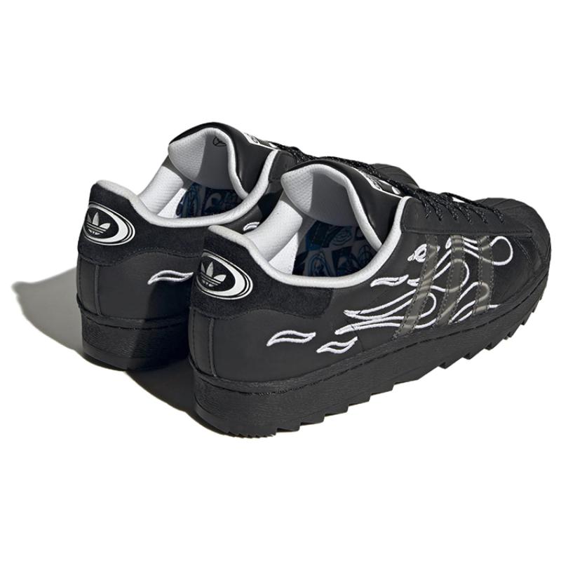 Adidas Кроссовки No Sleep Rave Club X Adidas Superstar Ripple 'Core Black' ID2176