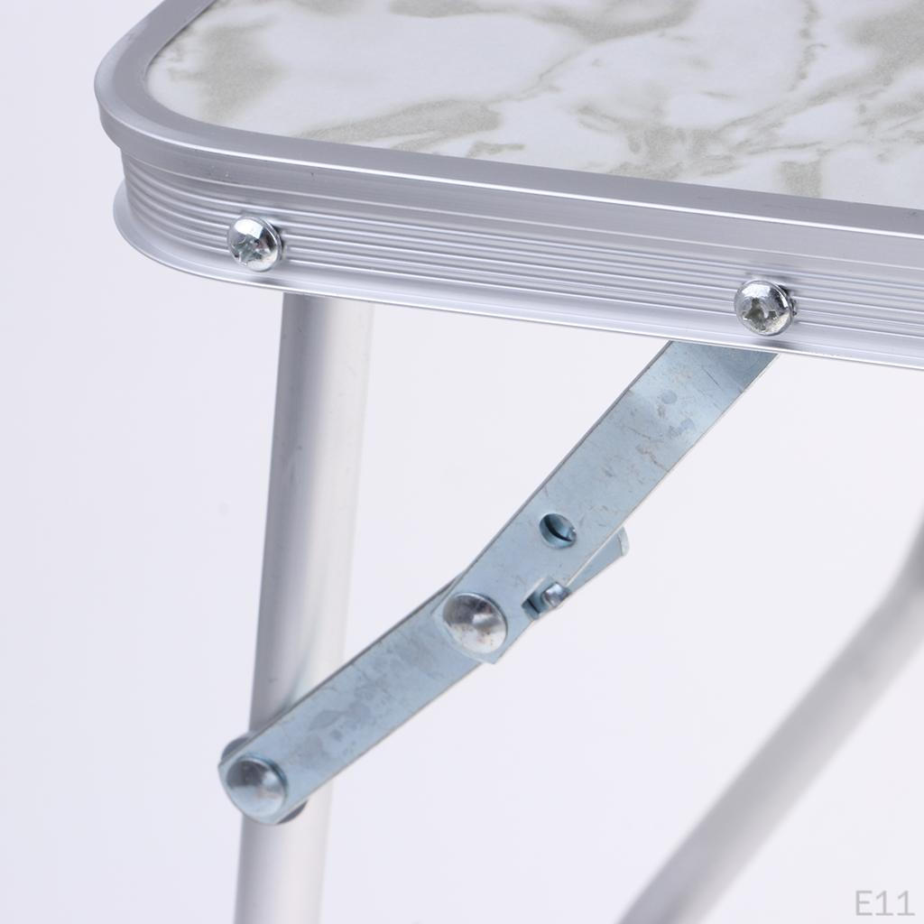 Складной походный стол, портативный стол для пикника, открытый сад, барбекю, обеденный стол, белый