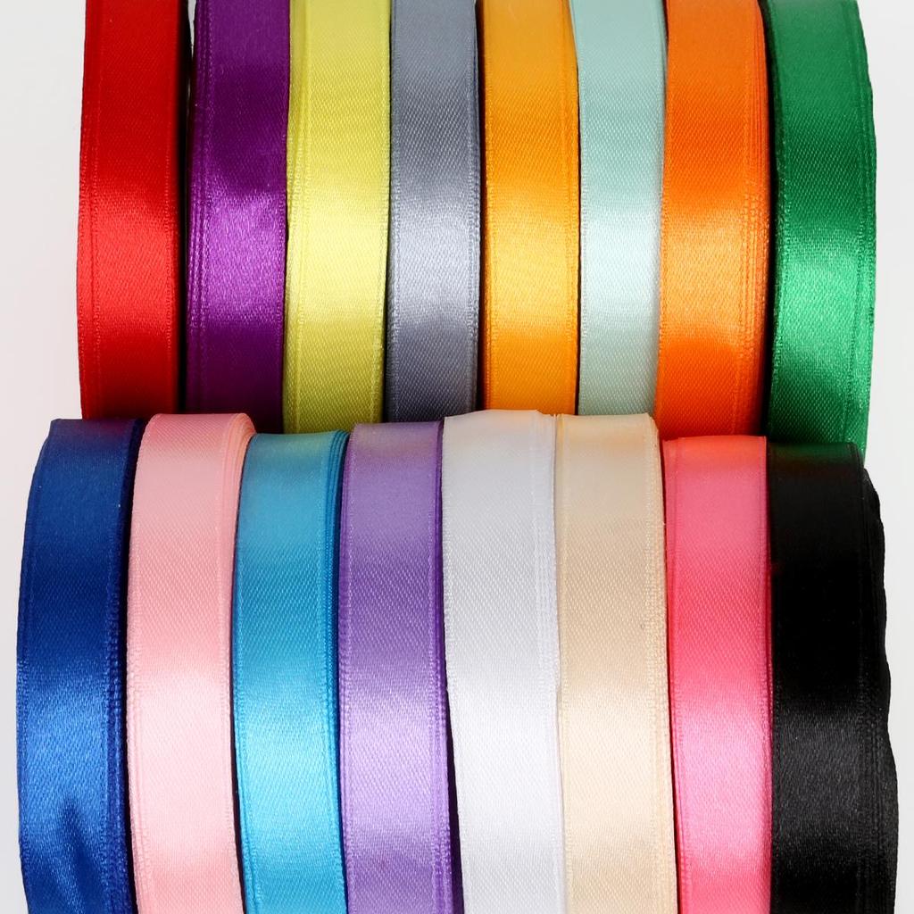 25Yard Satin Ribbons for Wedding Birthday Party Gift Wrapping Christmas Halloween Festival Supplies DIY Crafts Ribbon