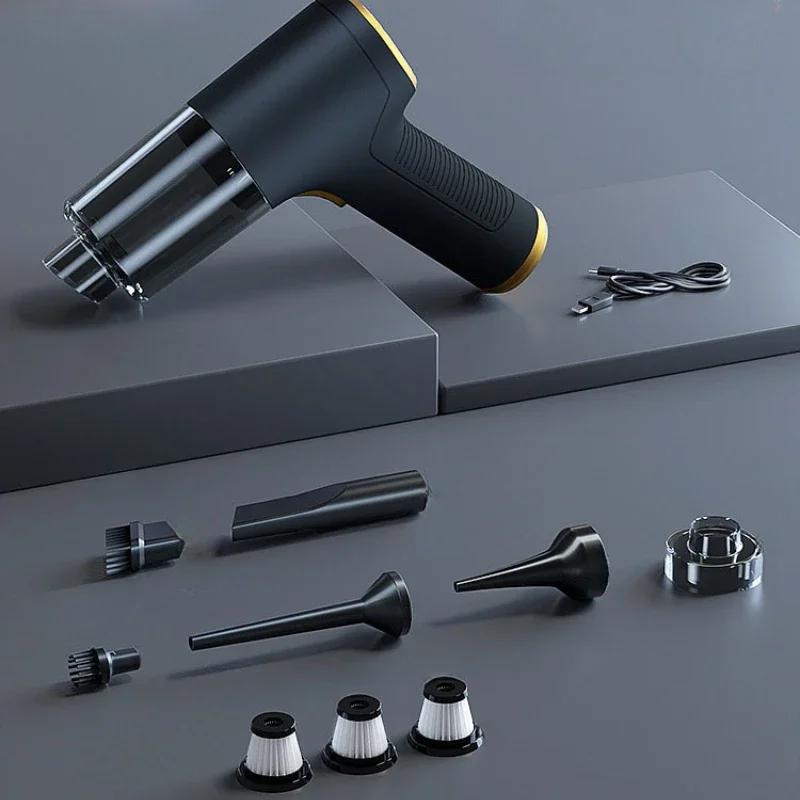 5000PA Мини-пылесосы для автомобиля Беспроводной мощный беспроводной автомобильный пылесос Ручной портативный пылесос Воздушный пистолет