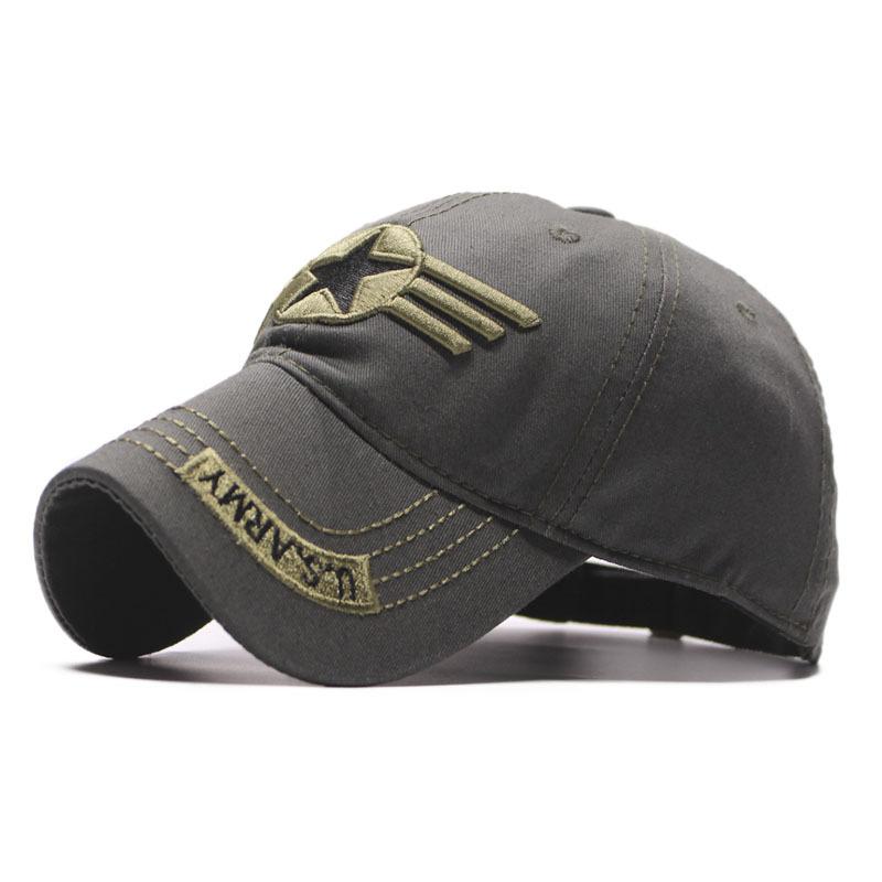 Men's spring and summer outdoor camouflage baseball cap Military fan fashion sports hat Trendy women's casual visor Versatile cap