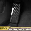 Для Volkawagen VW Golf 8 MK8 2022, нержавеющая сталь, автомобильная подставка для ног, чехол для педали, накладки, чехол, планки, наклейки, аксессуары
