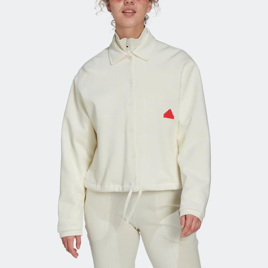 adidas Куртки Женские Белый Лацкан Умеренный Другое HP1586