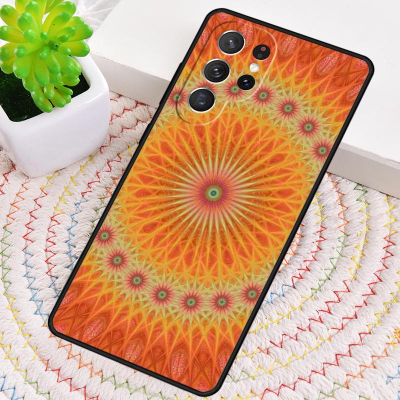 Силиконовый чехол для телефона с узором мандала для Samsung Galaxy note 10 pro S26 S25 S24 S23 S22 S21 Plus S25Ultra Capa Cover