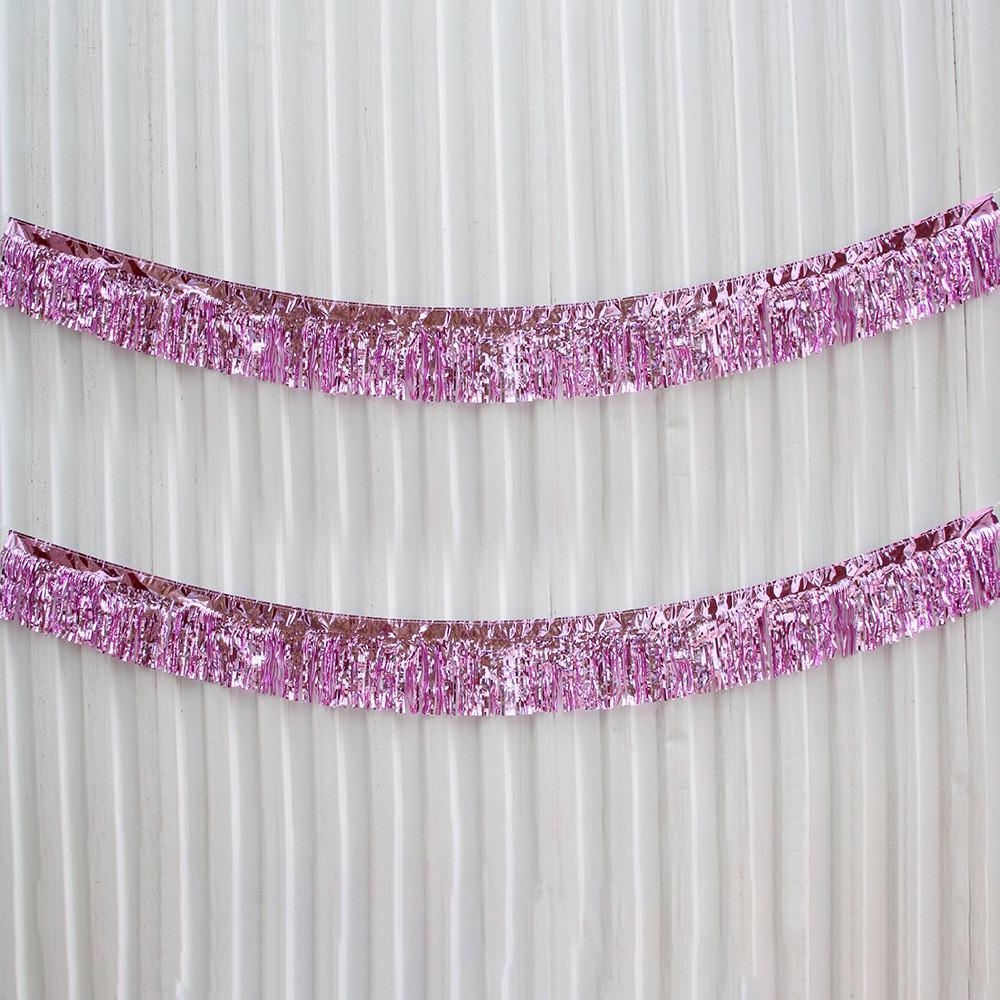 Vibrant Rain Silk Streamer Decorative Party Banner For Wedding And Events In Gold Pink Rose Gold Silver Blue And Green 25cm X 2.75m