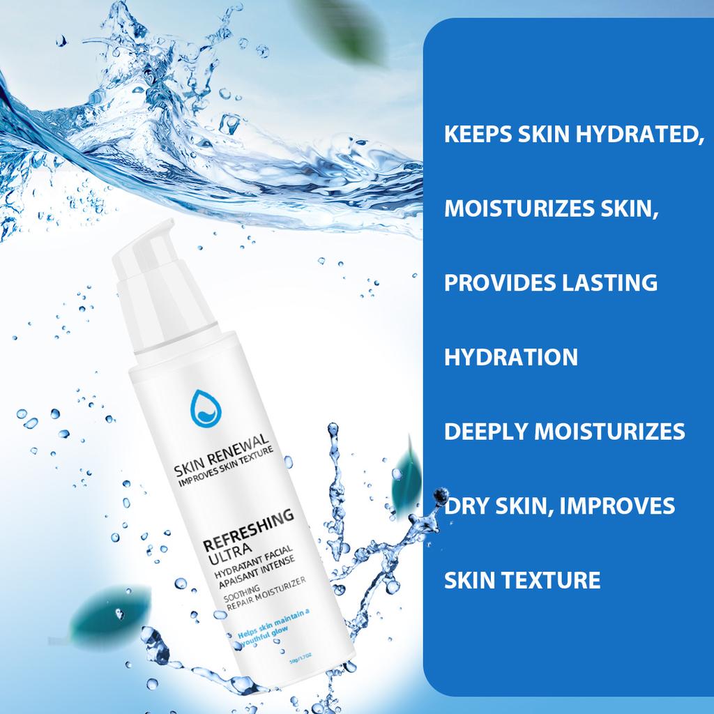 Refreshing Face Moisturizer 50g – Ultra-Soothing Repair for Sensitive Skin