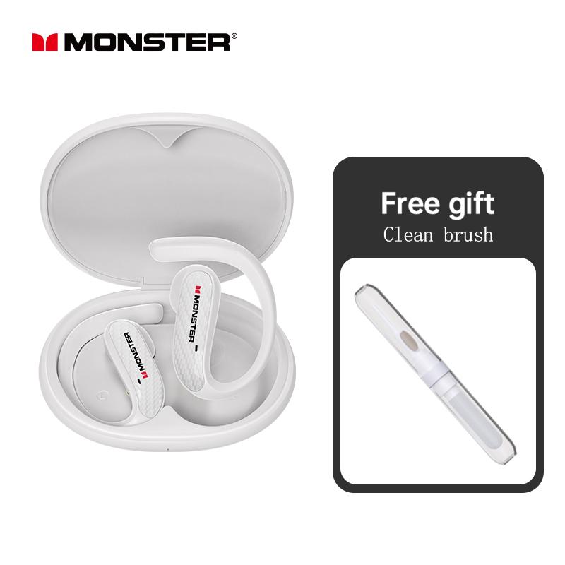 Monster MQO37 TWS Bluetooth 6.0 Sports Noise Reduction Headphones HiFi Stereo Music Gaming Earphones HD Call Headphones With Mic