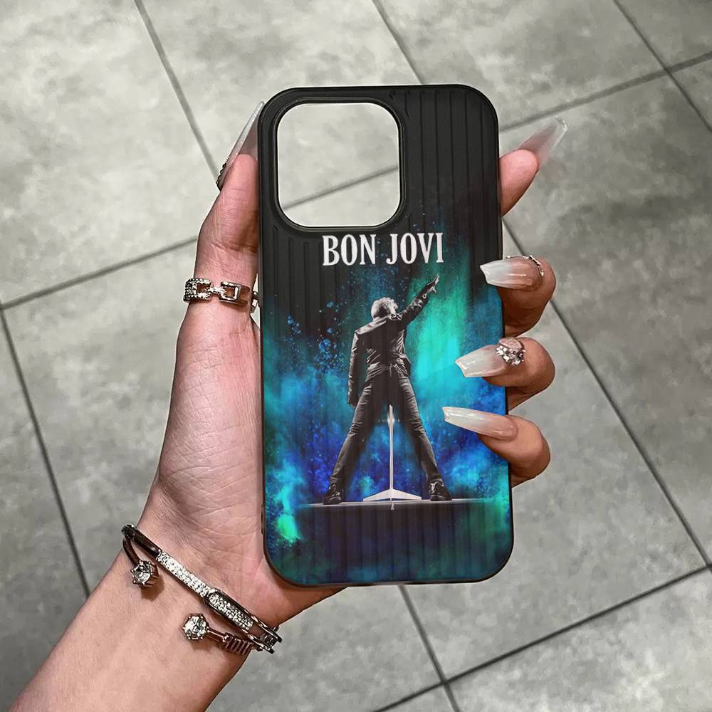 Чехол для телефона B-BonS J-Jovi для IPhone 16 15 17 Pro 11 12 13 14 Pro Max Plus Мягкая силиконовая крышка-оболочка с волнистым рисунком