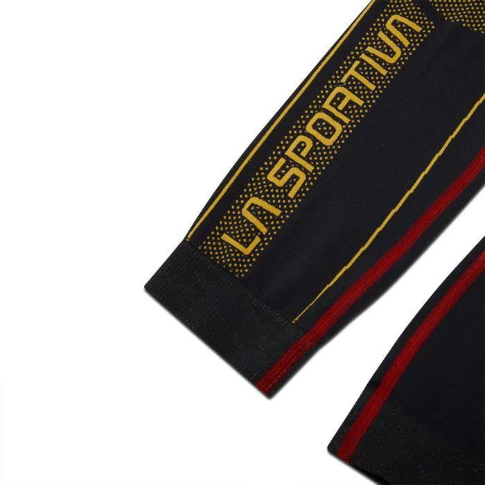 Нарукавники - LA SPORTIVA - Trace - Черно-желтые - Компрессионное картирование - Быстросохнущие - Антибактериальные