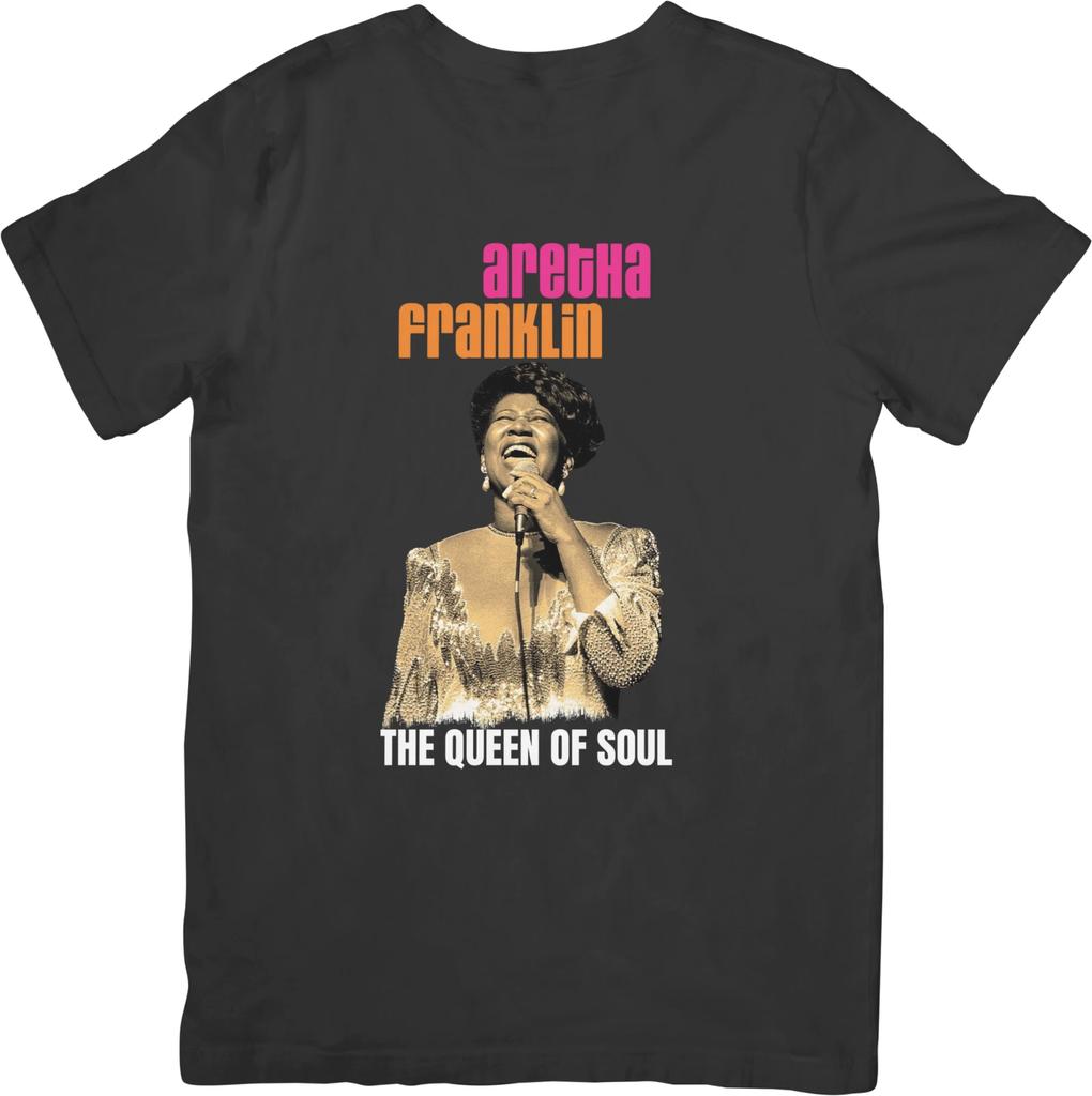 Aretha Franklin Soul Music Fit Suitable for Men & Women Quality Cotton T-Shirt